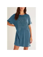 Cowboy Boots Toe Stitched Mineral Graphic Dress