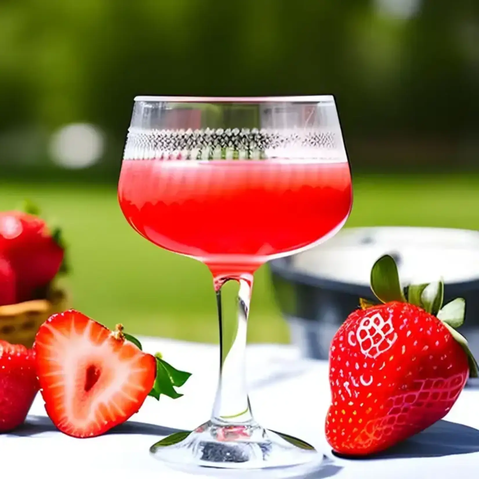 Strawberry & Rhubarb Mixer