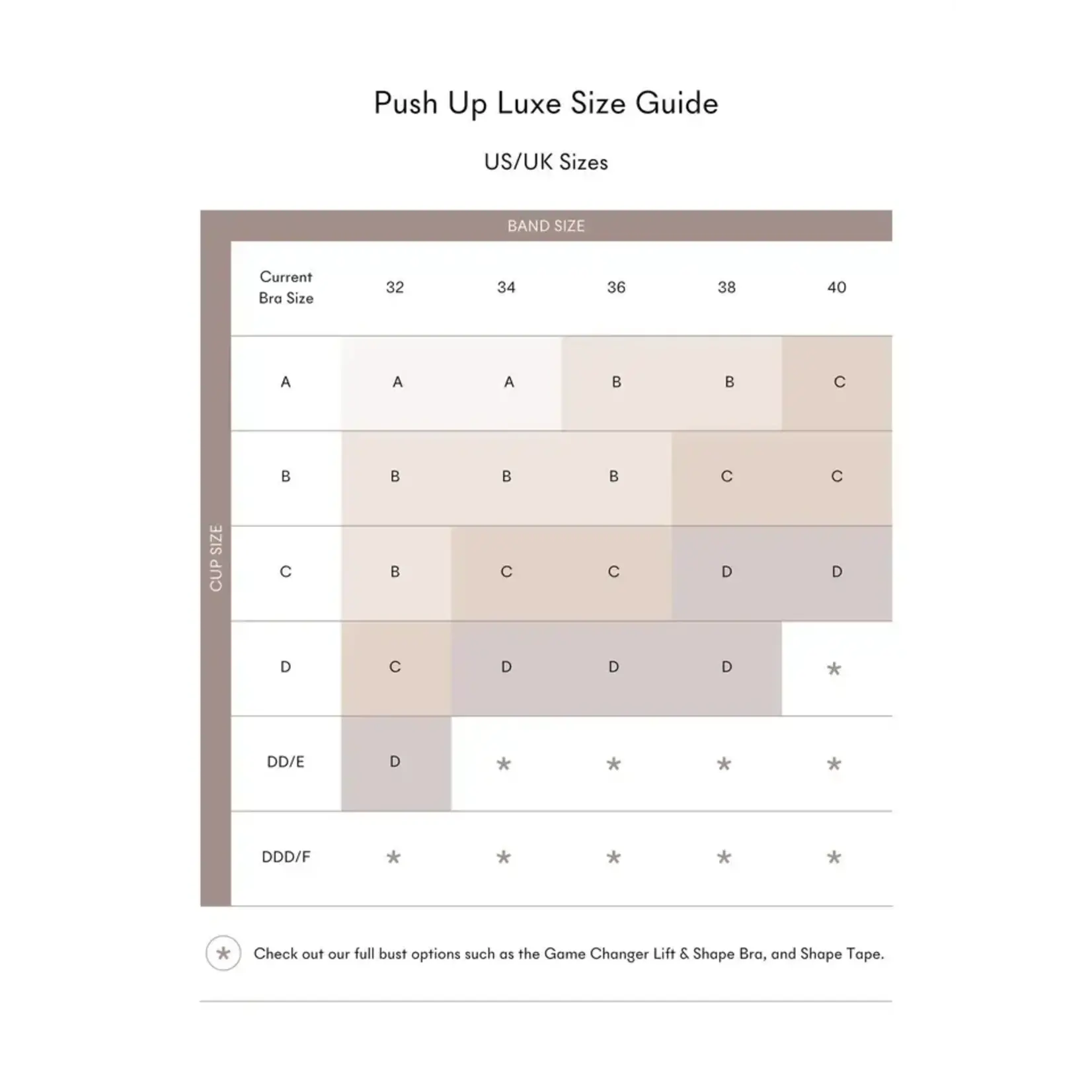 NOOD Push Up | Padded Adhesive Fabric Bra