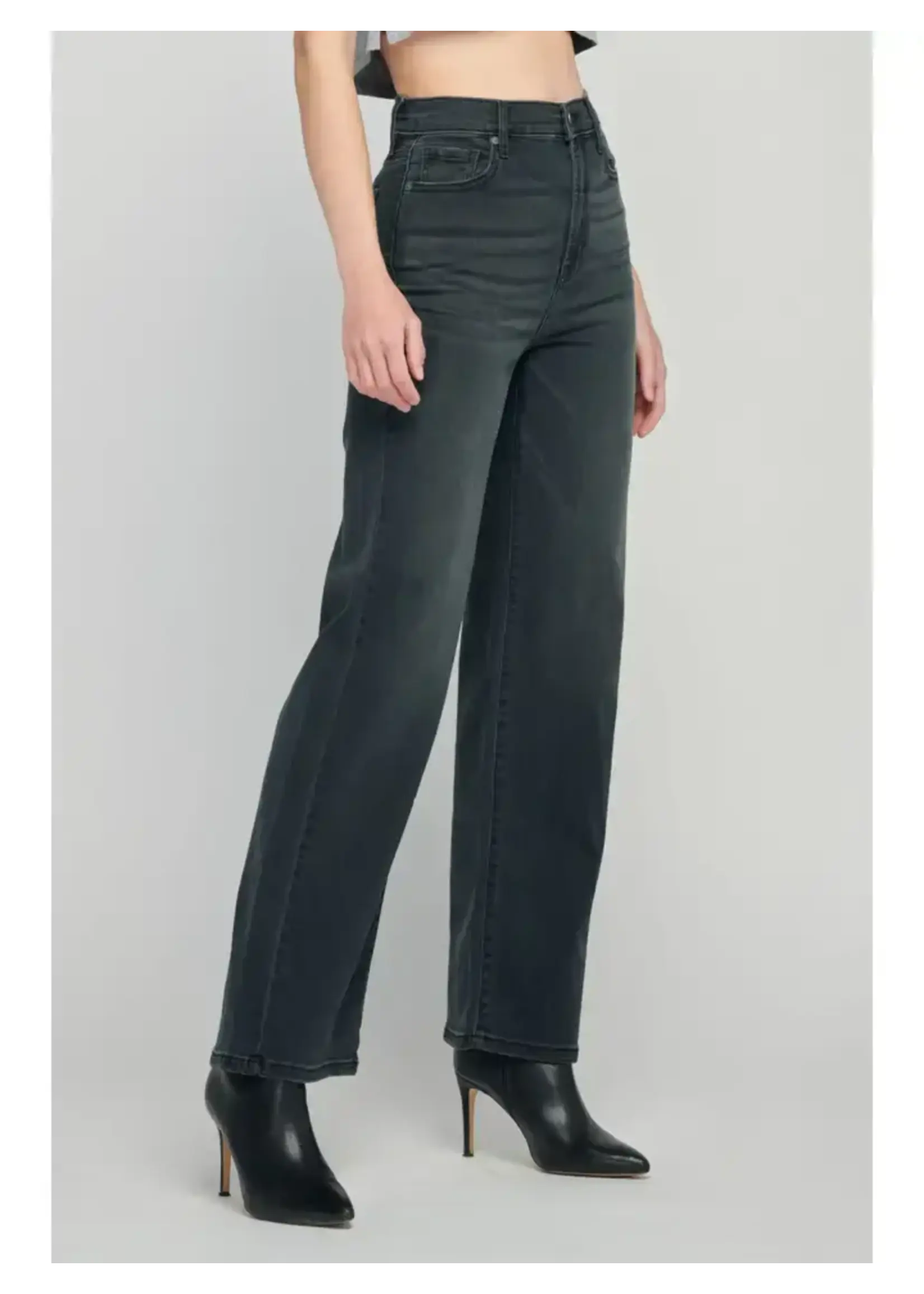 Hidden Jeans Black High Rise 31" Inseam Dad Jean