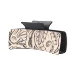 Leather Solid Color Clip