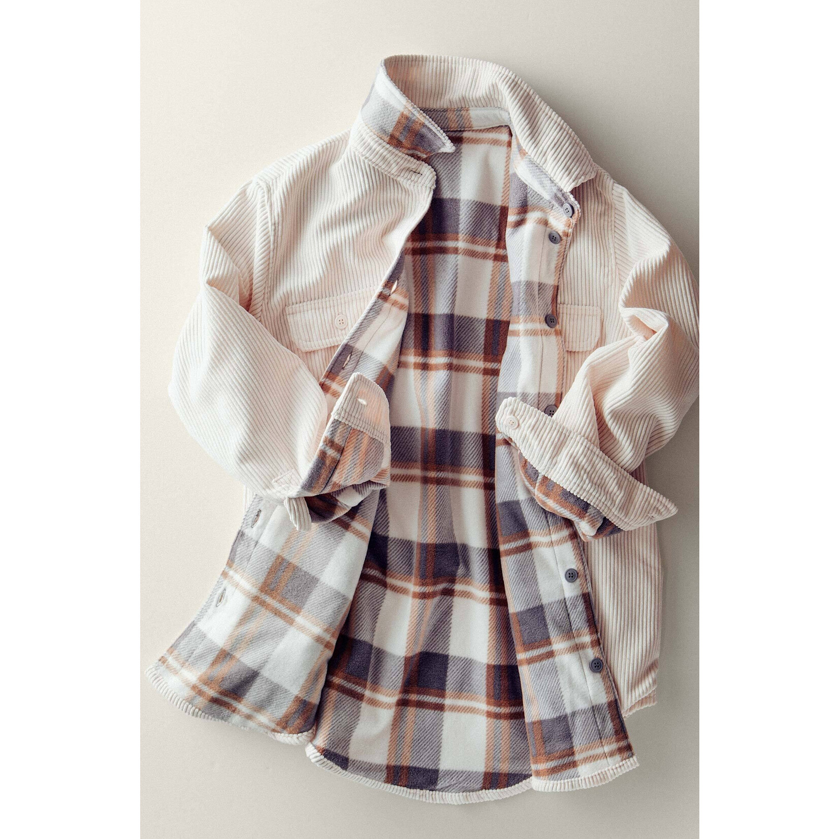Corduroy & Plaid Flannel