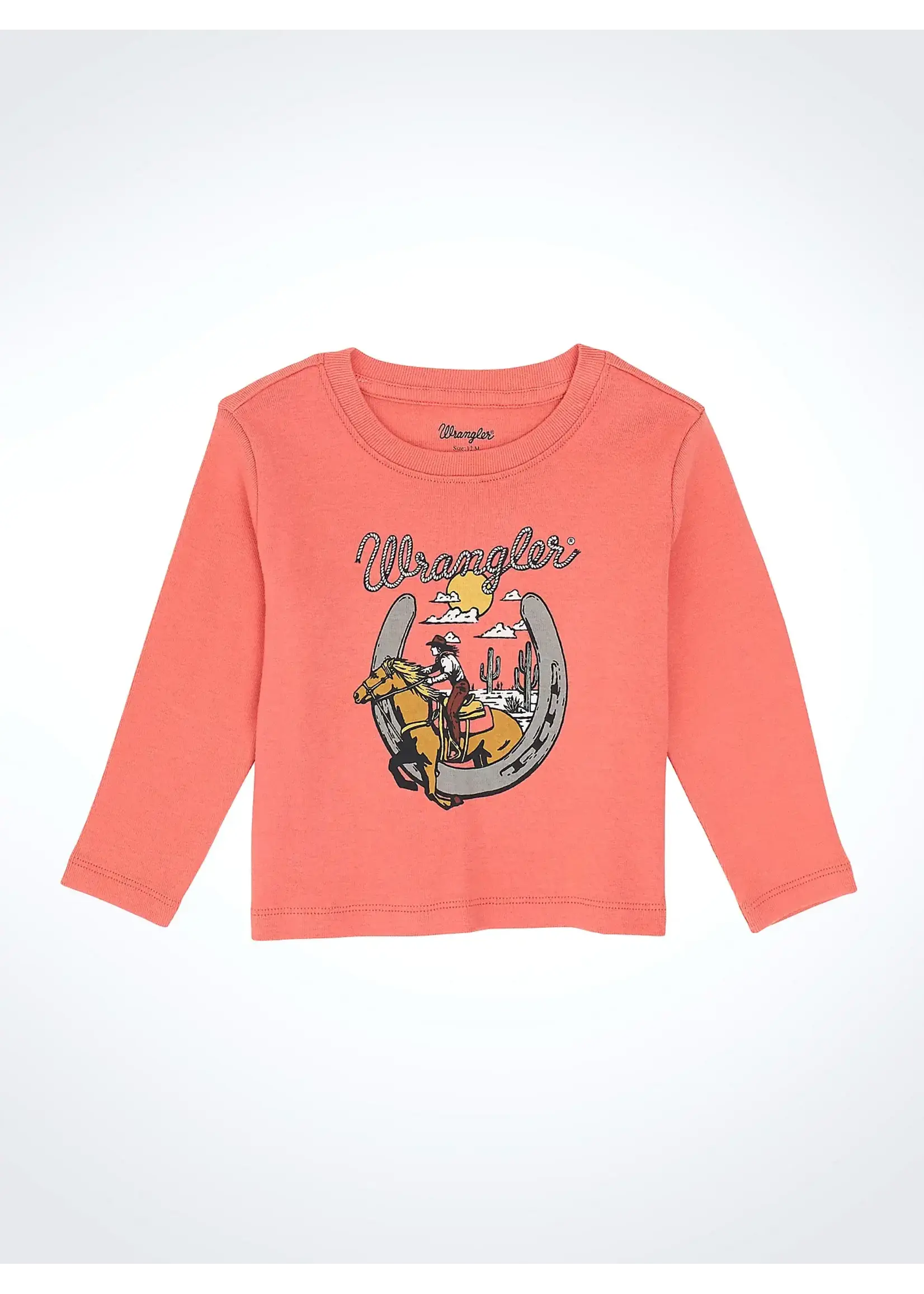 Wrangler Little Girl's Western Graphic LS
