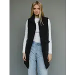 Black Long Vest