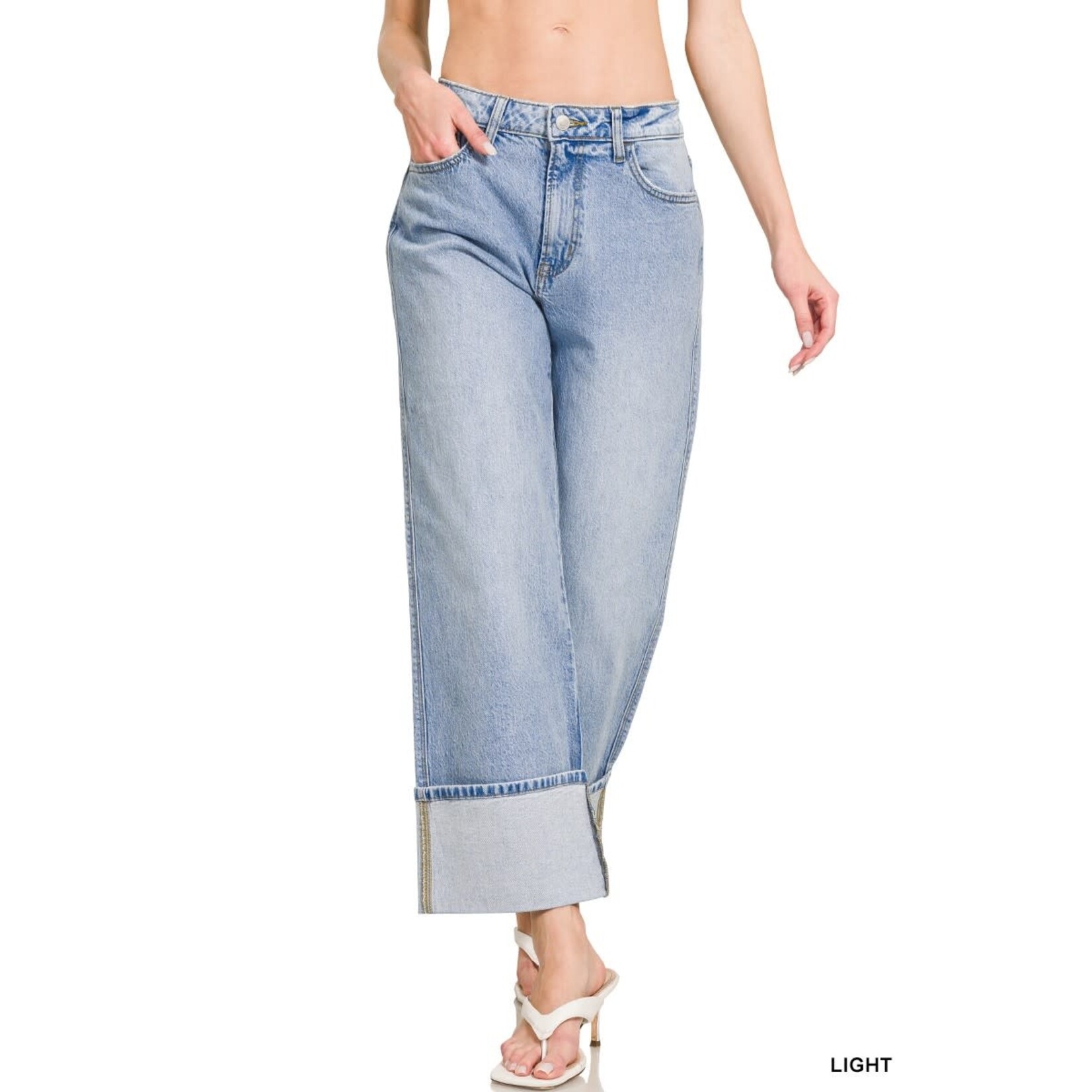Remmi High Rise Cuffed