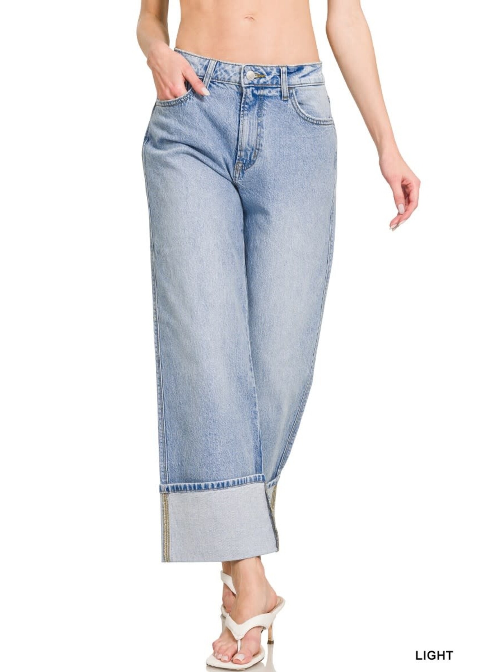 Remmi High Rise Cuffed