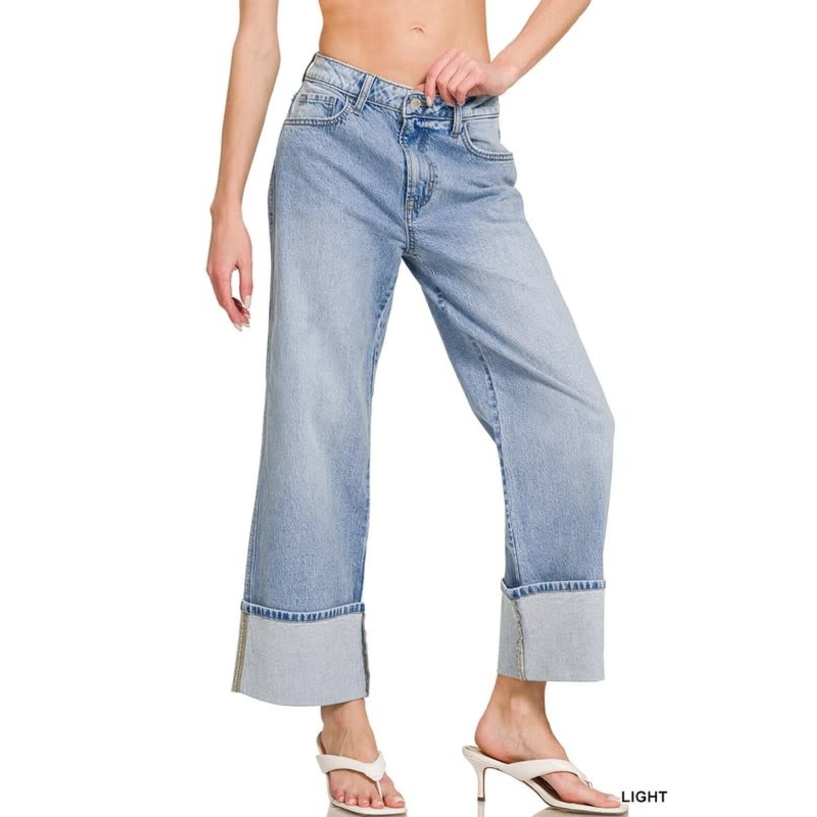 Remmi High Rise Cuffed