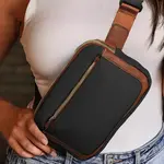 Adjustable Strap Mini Leather Crossbody Bag