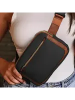 Adjustable Strap Mini Leather Crossbody Bag