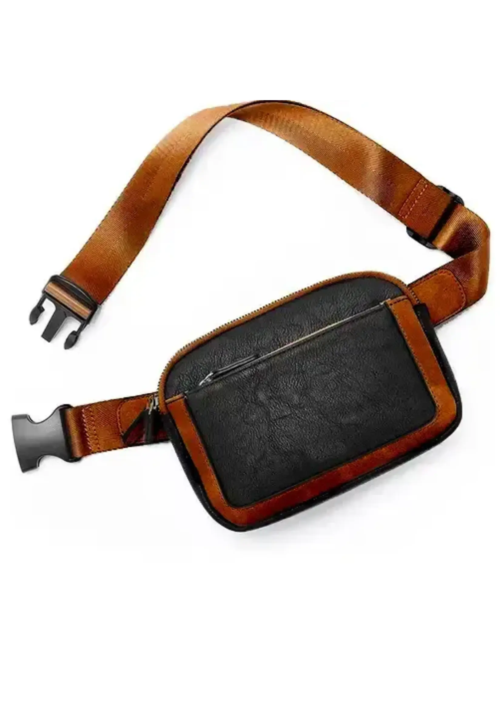 Adjustable Strap Mini Leather Crossbody Bag
