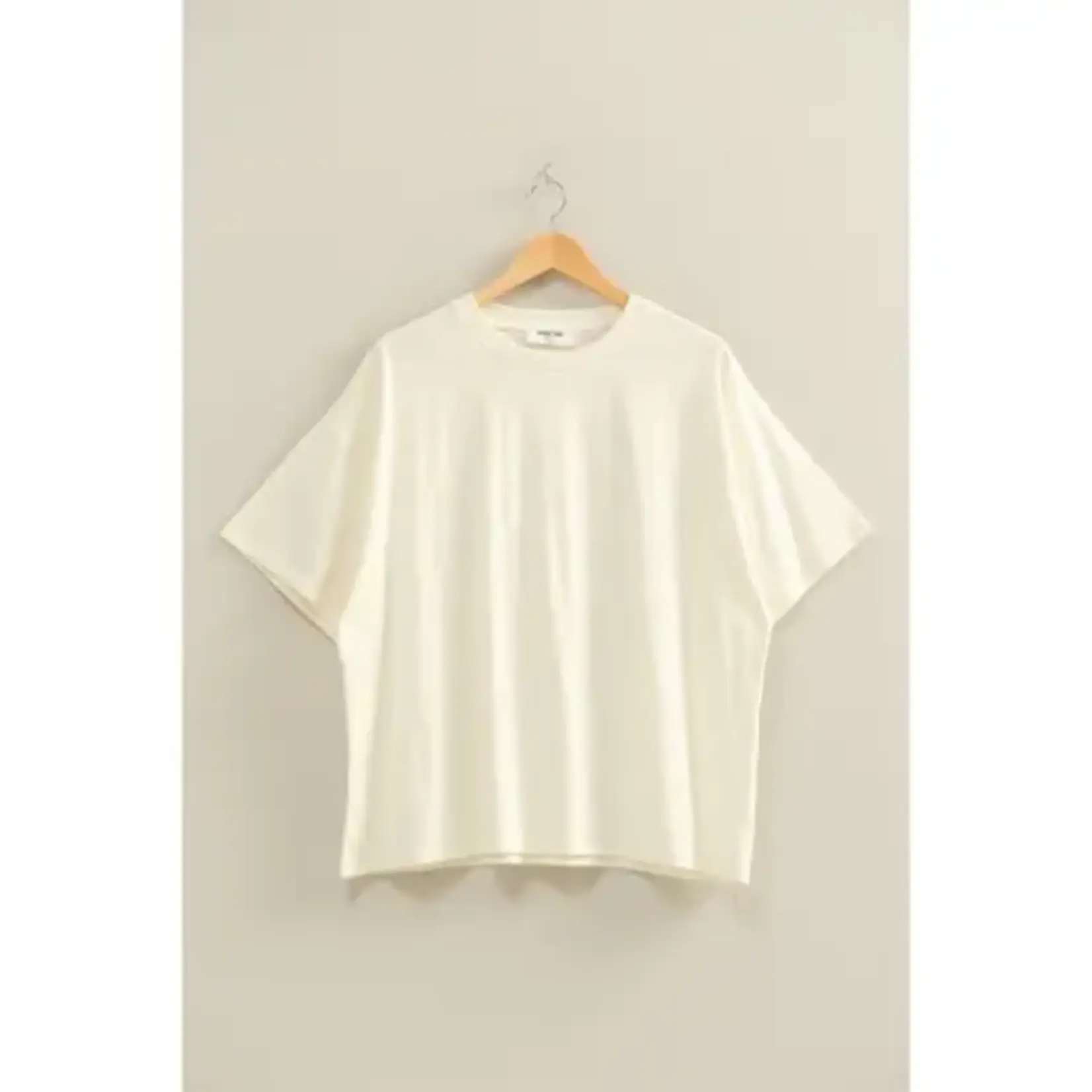 Basic Crew Neck Short Sleeve Oversized