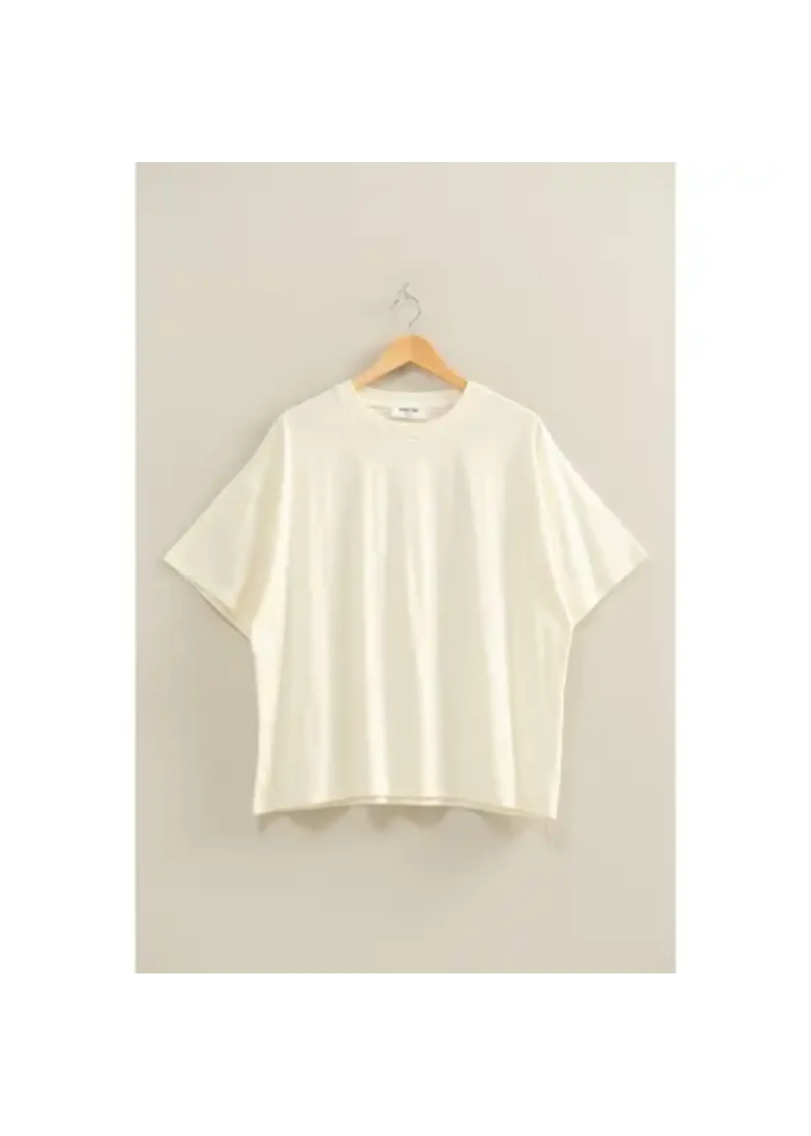 Basic Crew Neck Short Sleeve Oversized