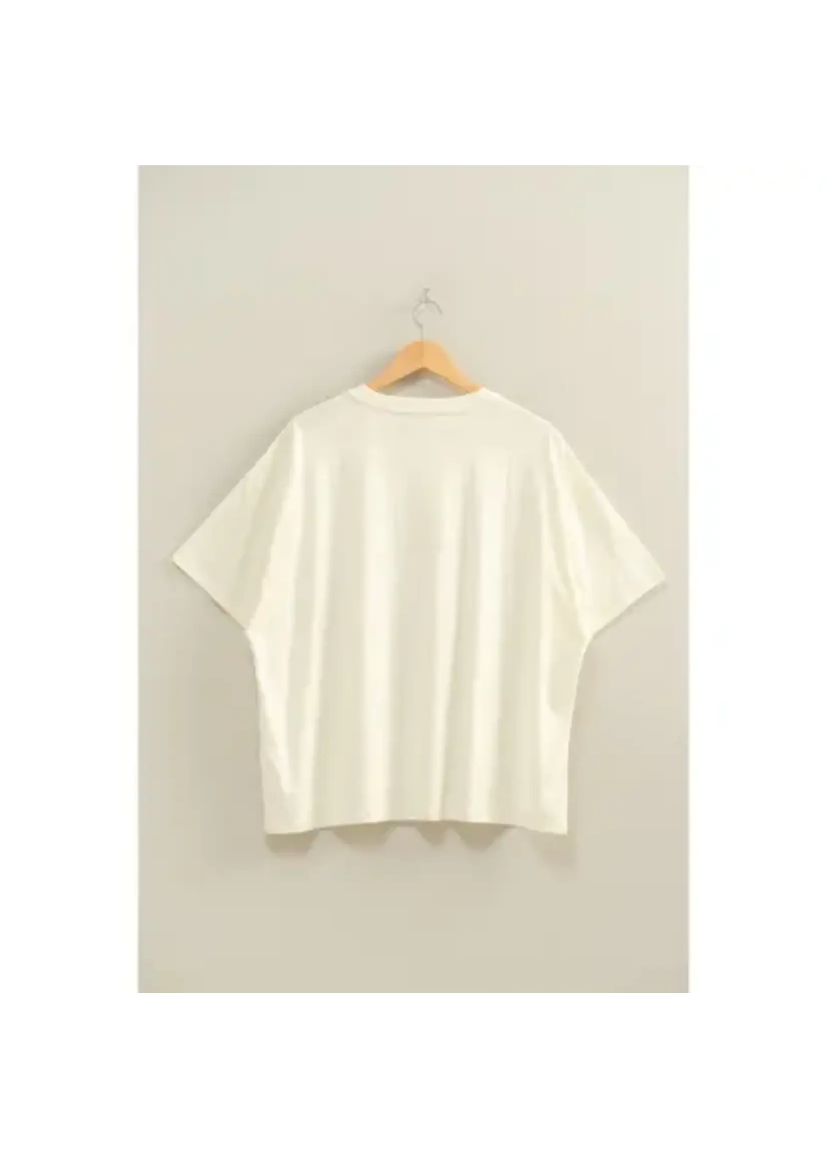 Basic Crew Neck Short Sleeve Oversized