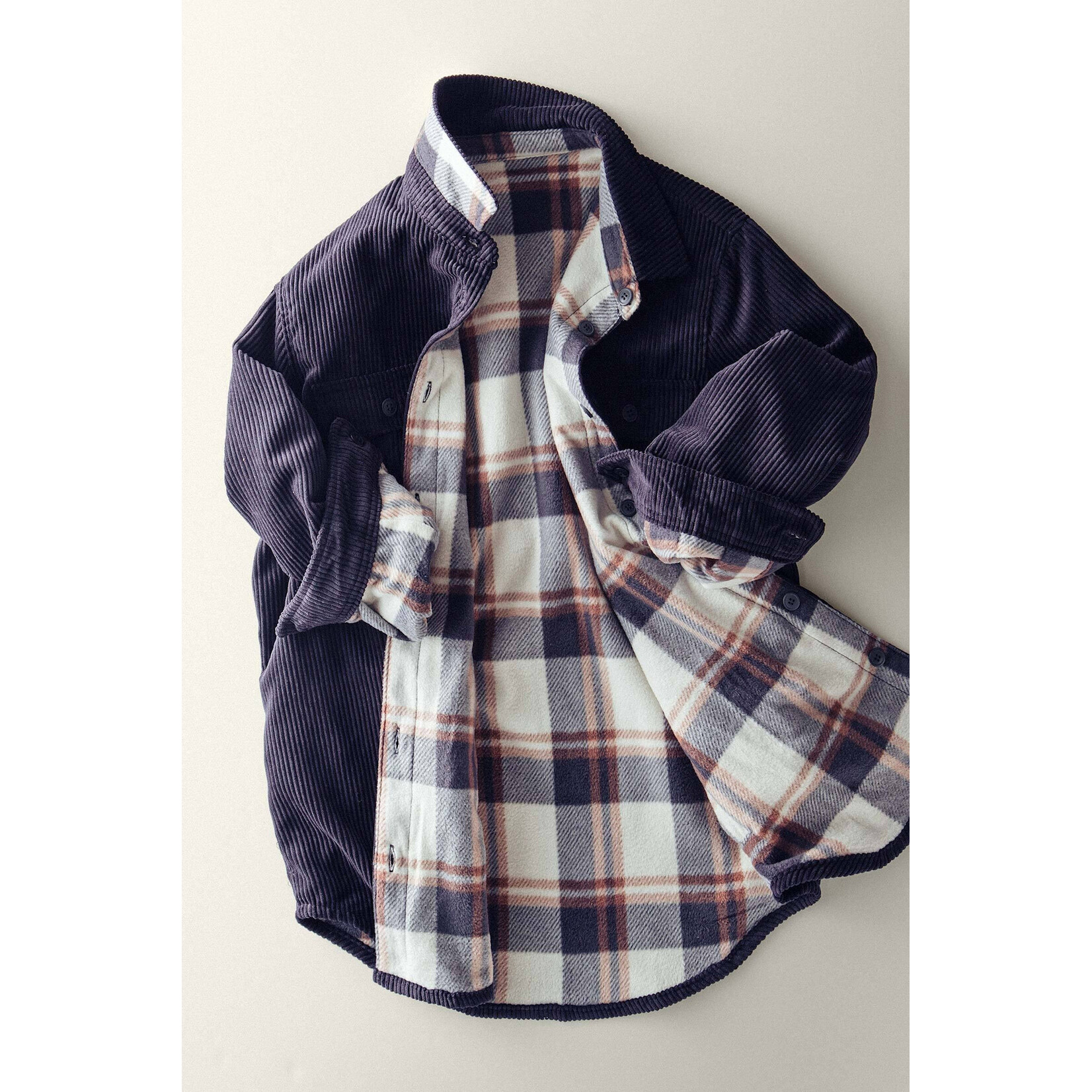 Corduroy & Plaid Flannel