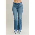 Mid Rise Slim Bootcut Tummy Control