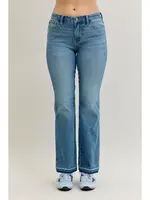 Mid Rise Slim Bootcut Tummy Control