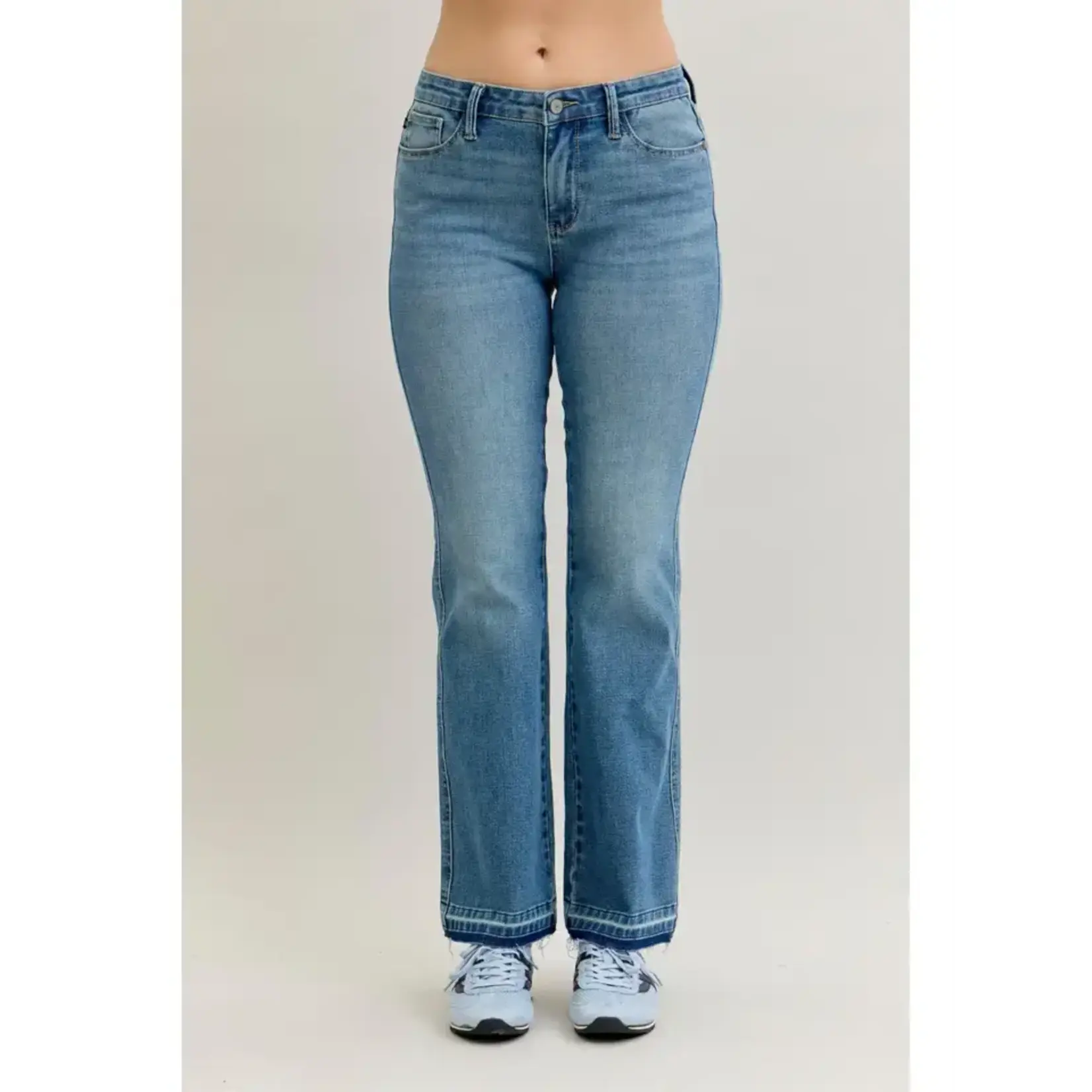 Mid Rise Slim Bootcut Tummy Control