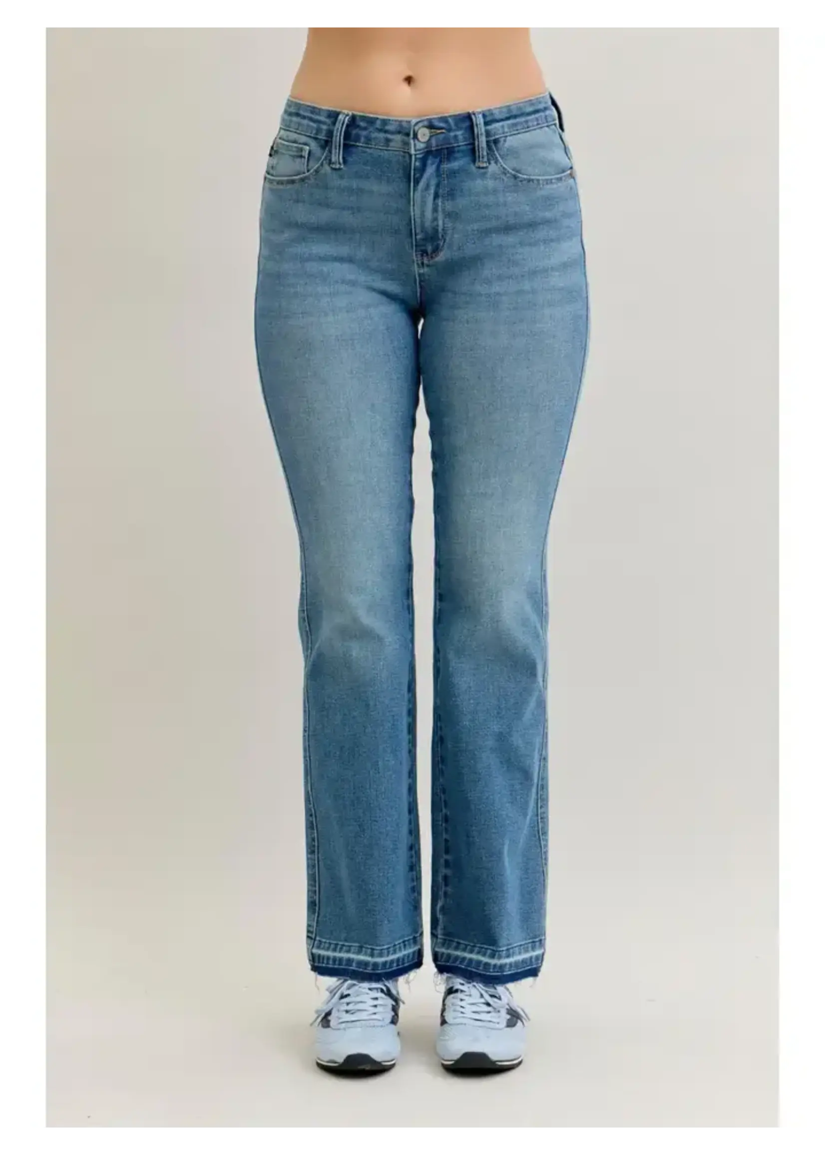 Mid Rise Slim Bootcut Tummy Control