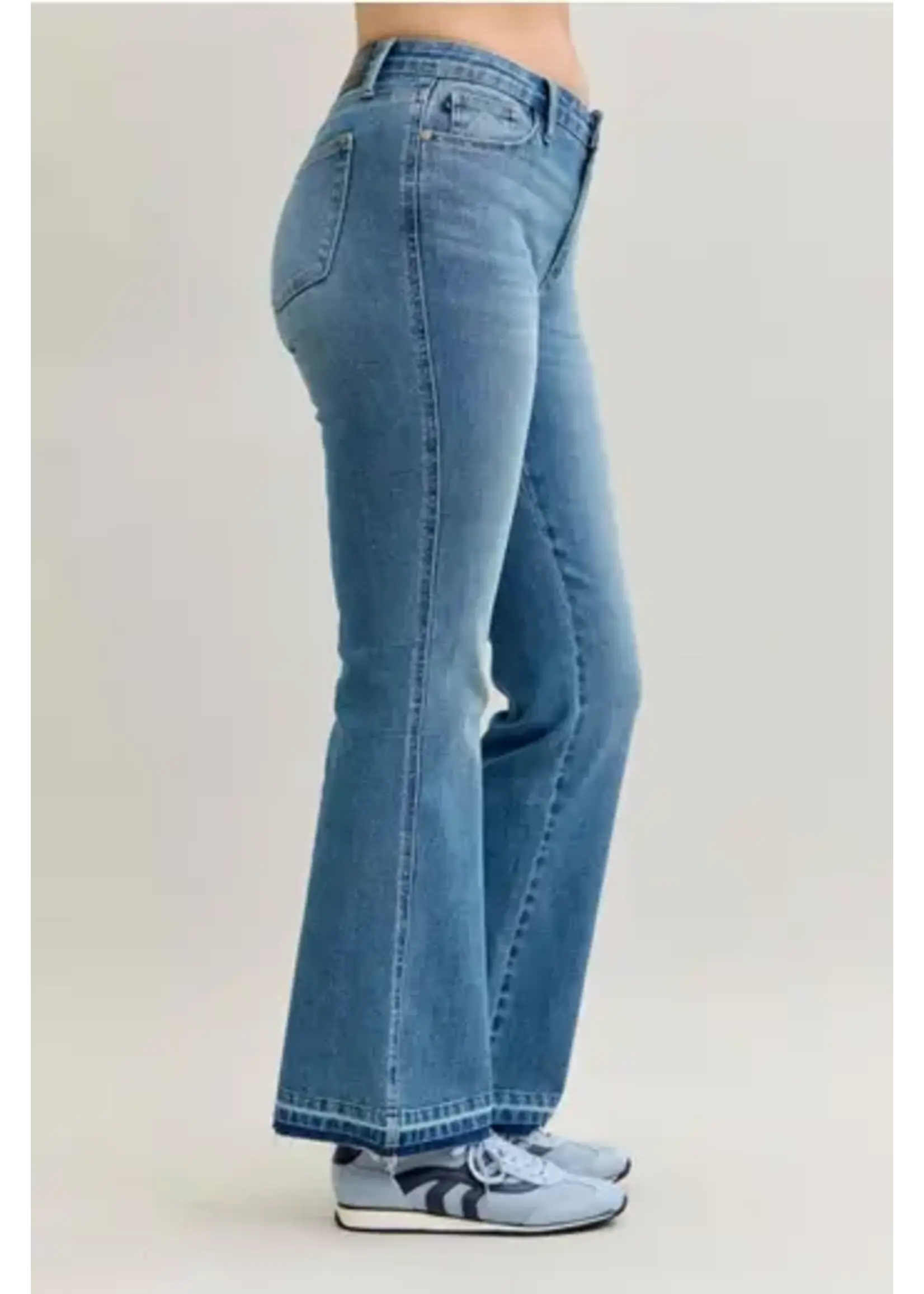 Mid Rise Slim Bootcut Tummy Control