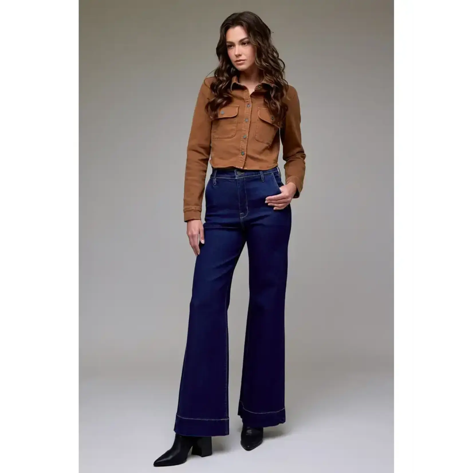 Hidden Jeans High Rise Flare Trouser 33" Inseam