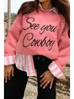 See You Cowboy Pink