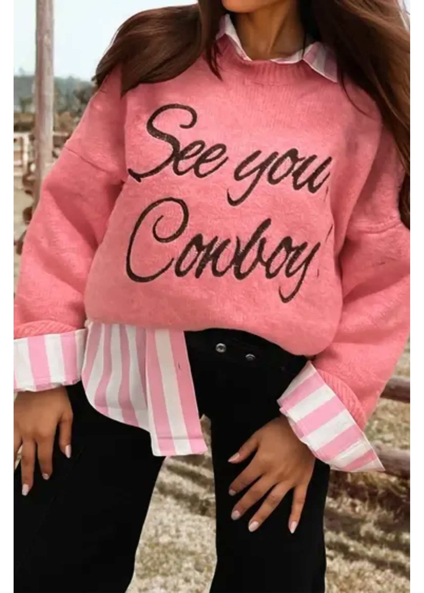 See You Cowboy Pink