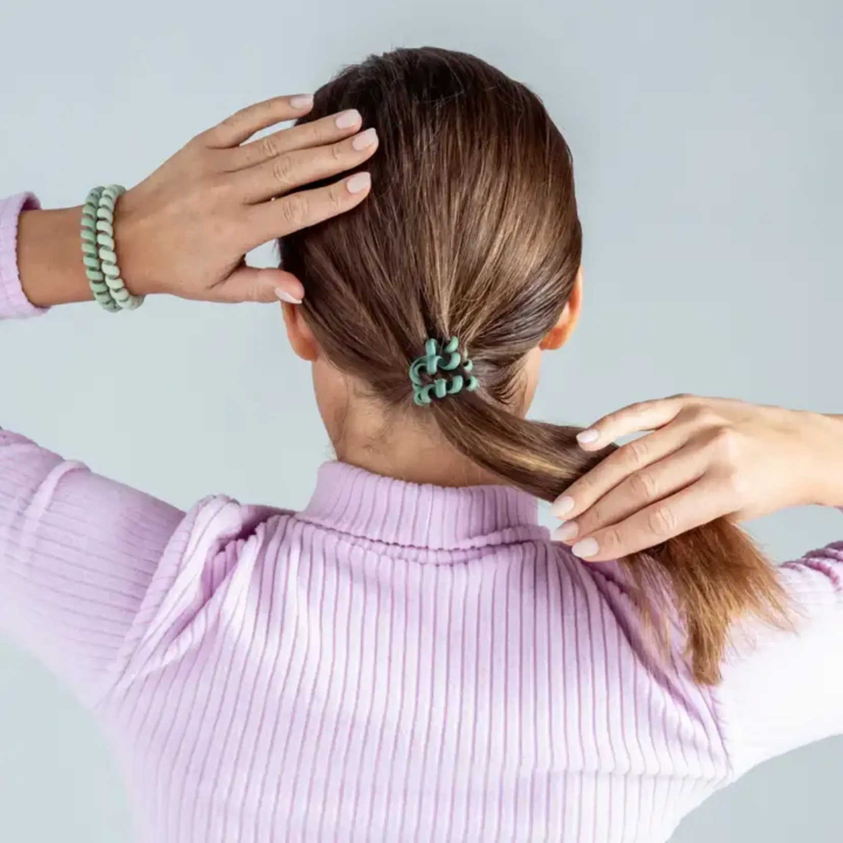 Spiraling Coil Hair Ties