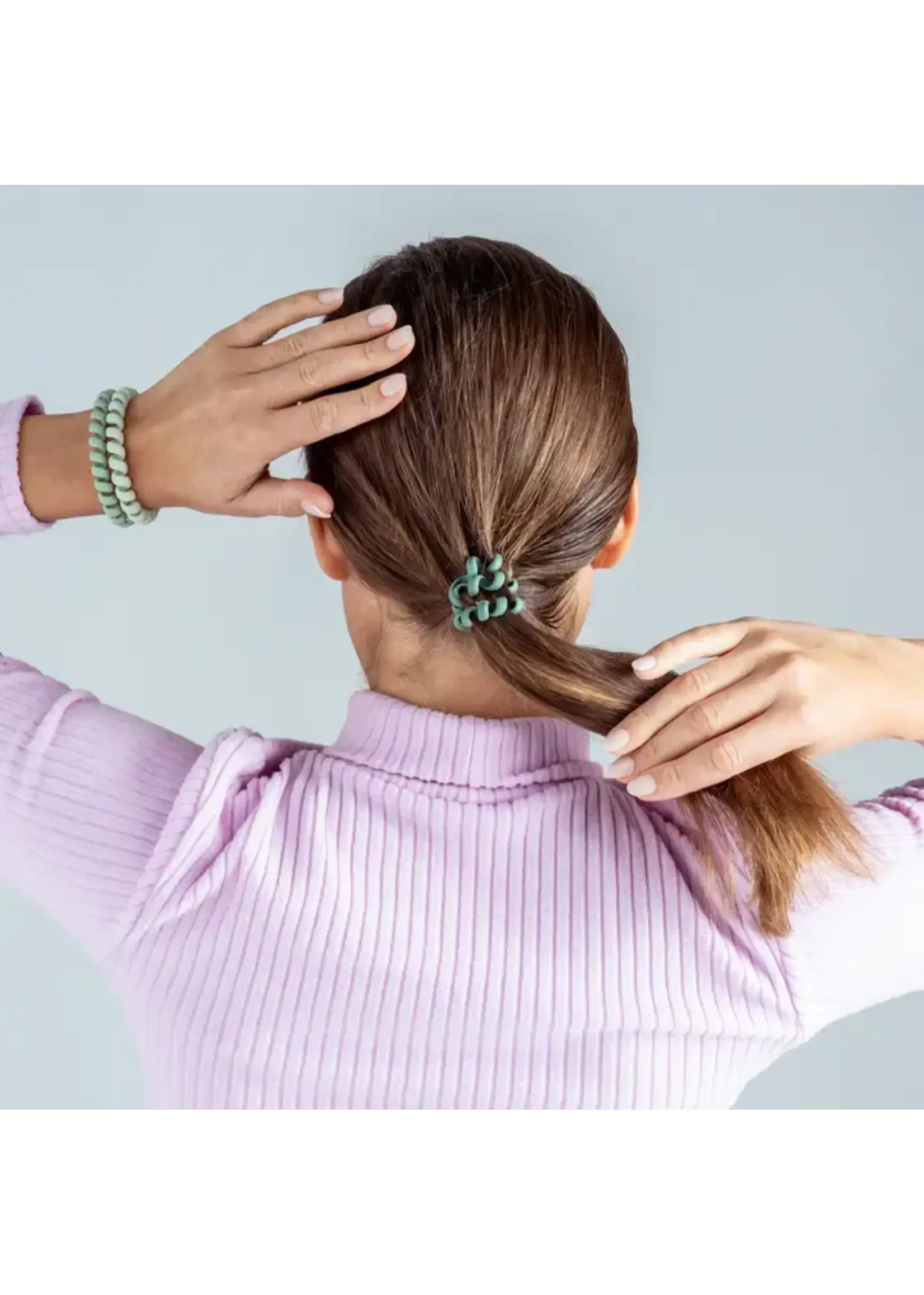 Spiraling Coil Hair Ties