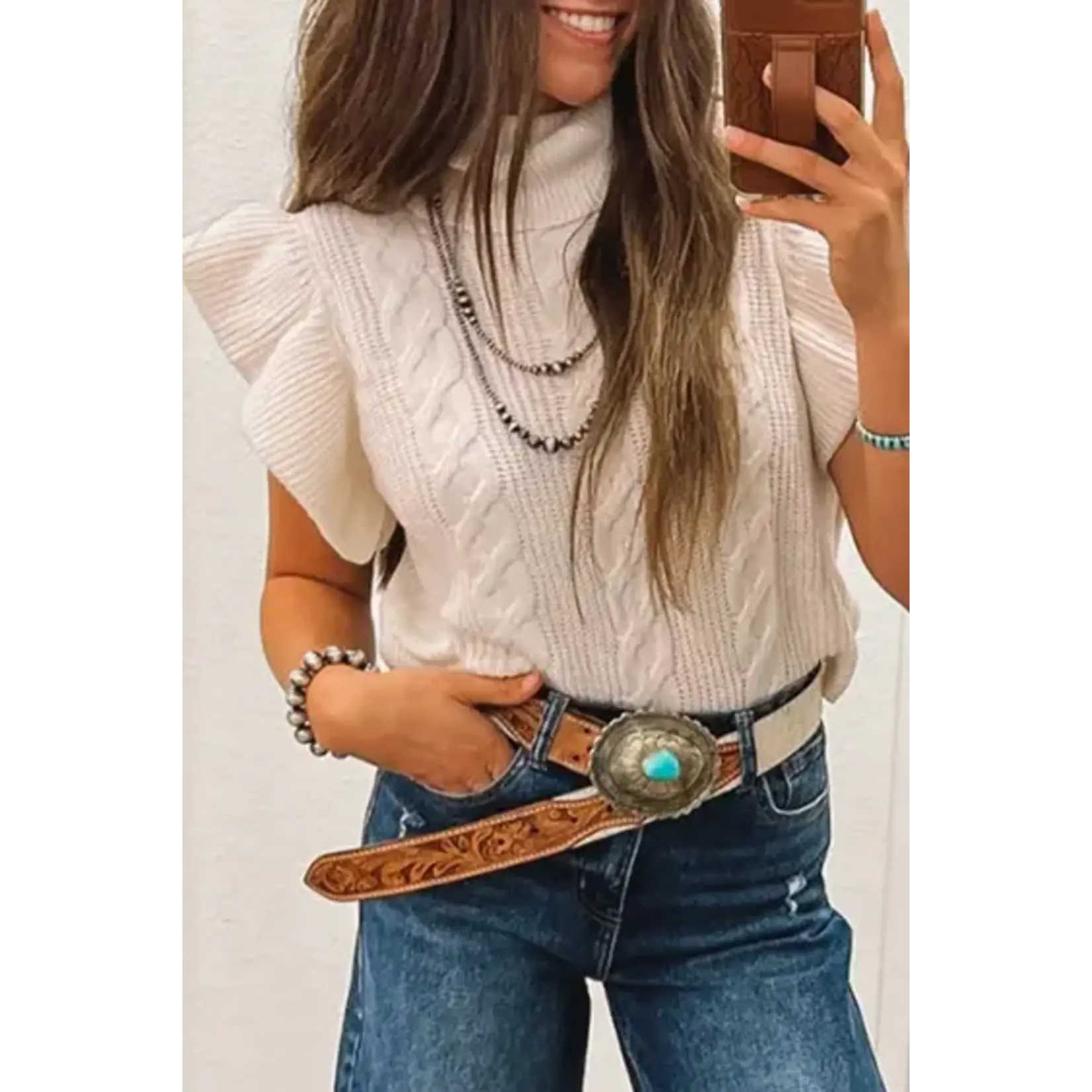 Danity Turtleneck Sweater Vest