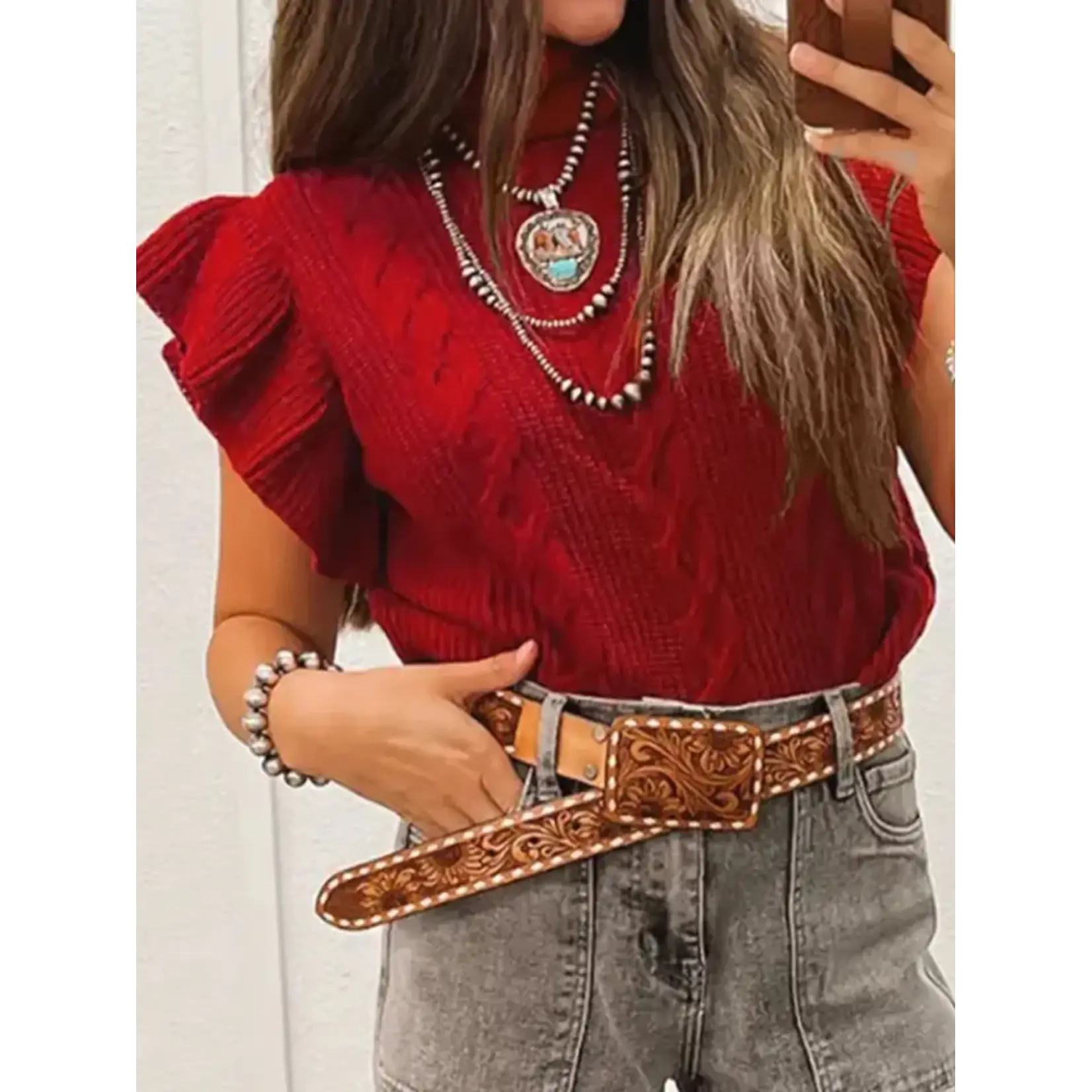 Danity Turtleneck Sweater Vest