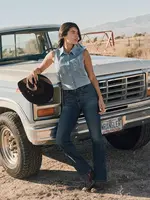 Wrangler Women's Wrangler Bespoke High Rise Bootcut Jean Lacey