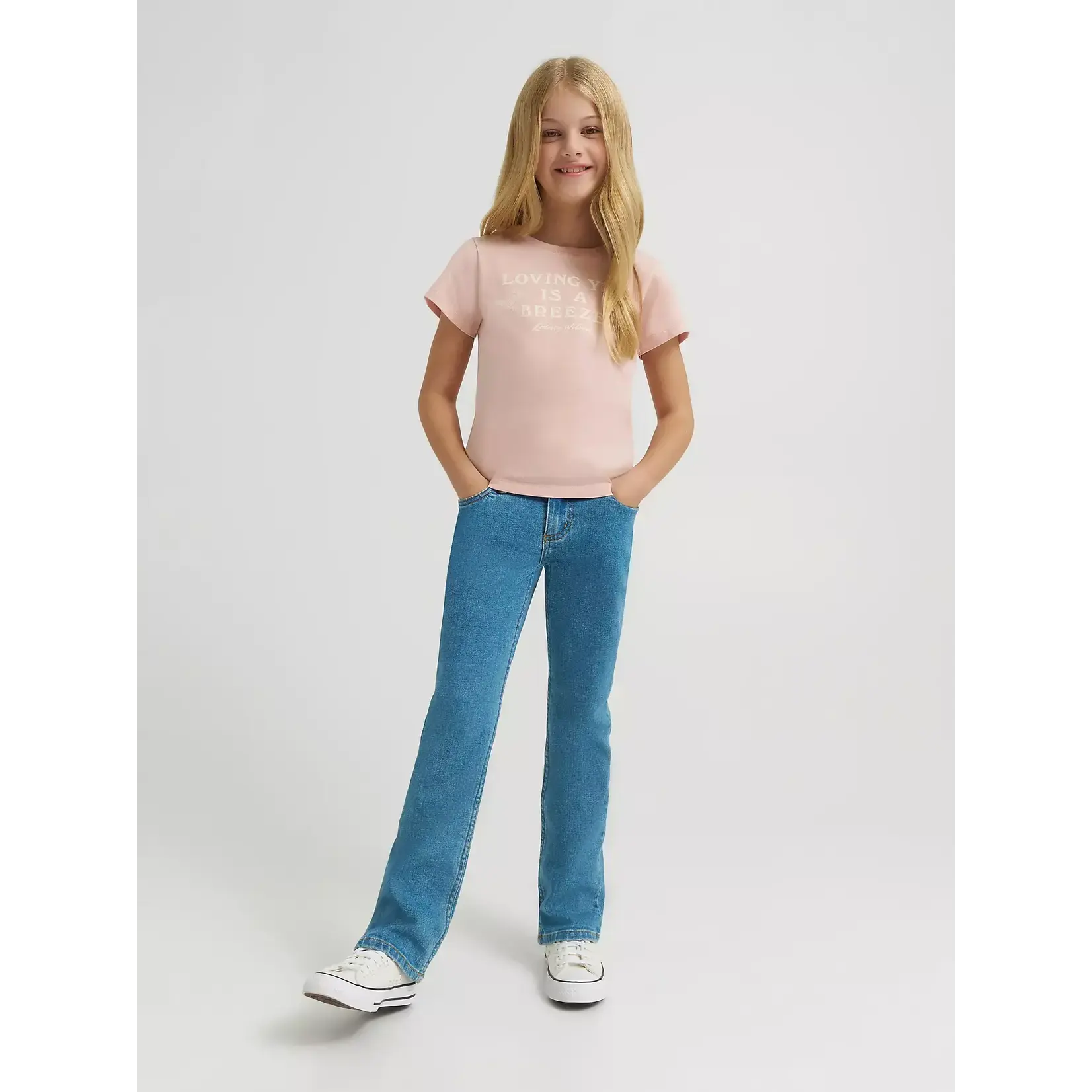 Wrangler Girl's Lainey Wilson x Wrangler Embellished Mae Bootcut Jean