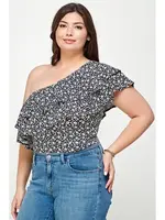 Floral One Shoulder Bodysuit