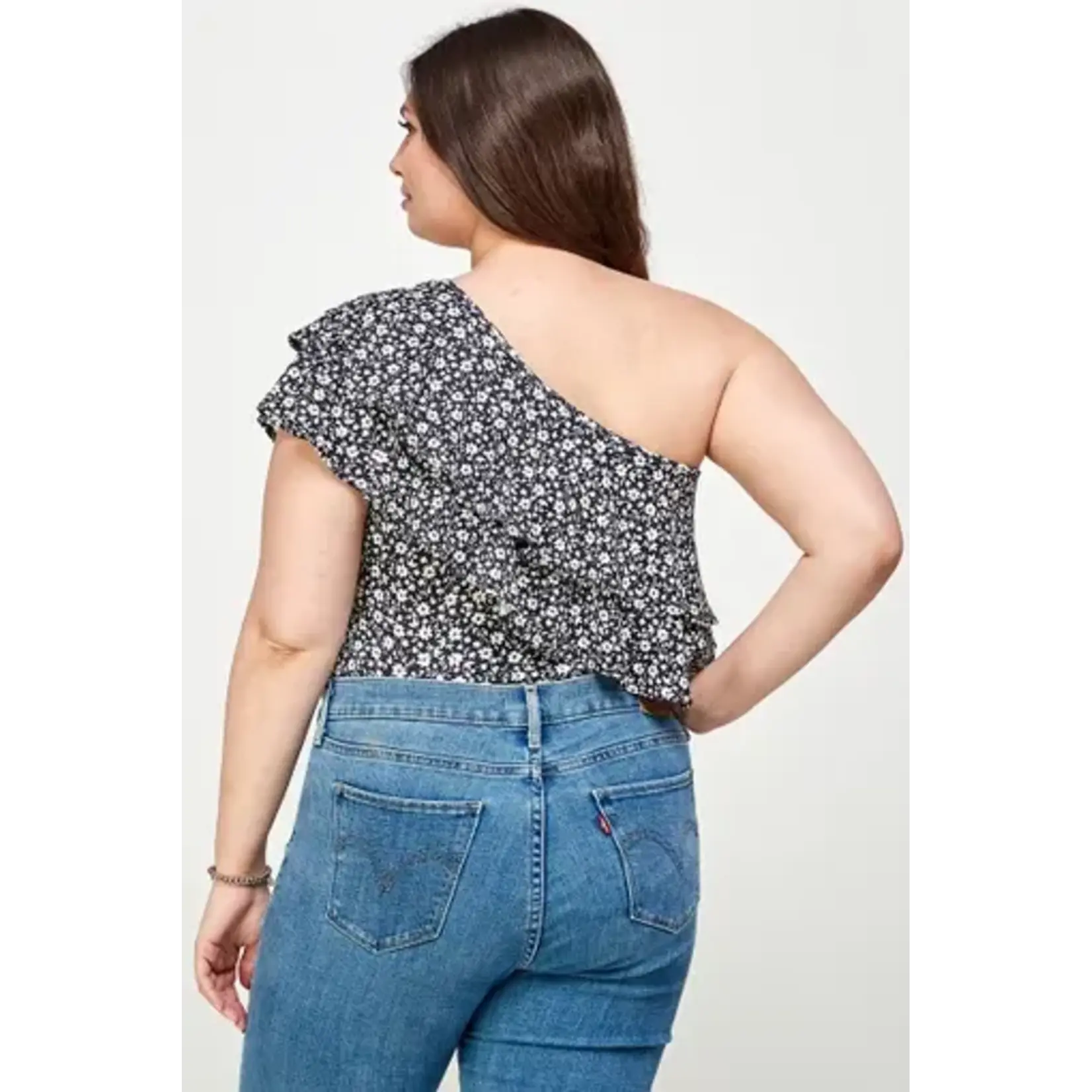 Floral One Shoulder Bodysuit