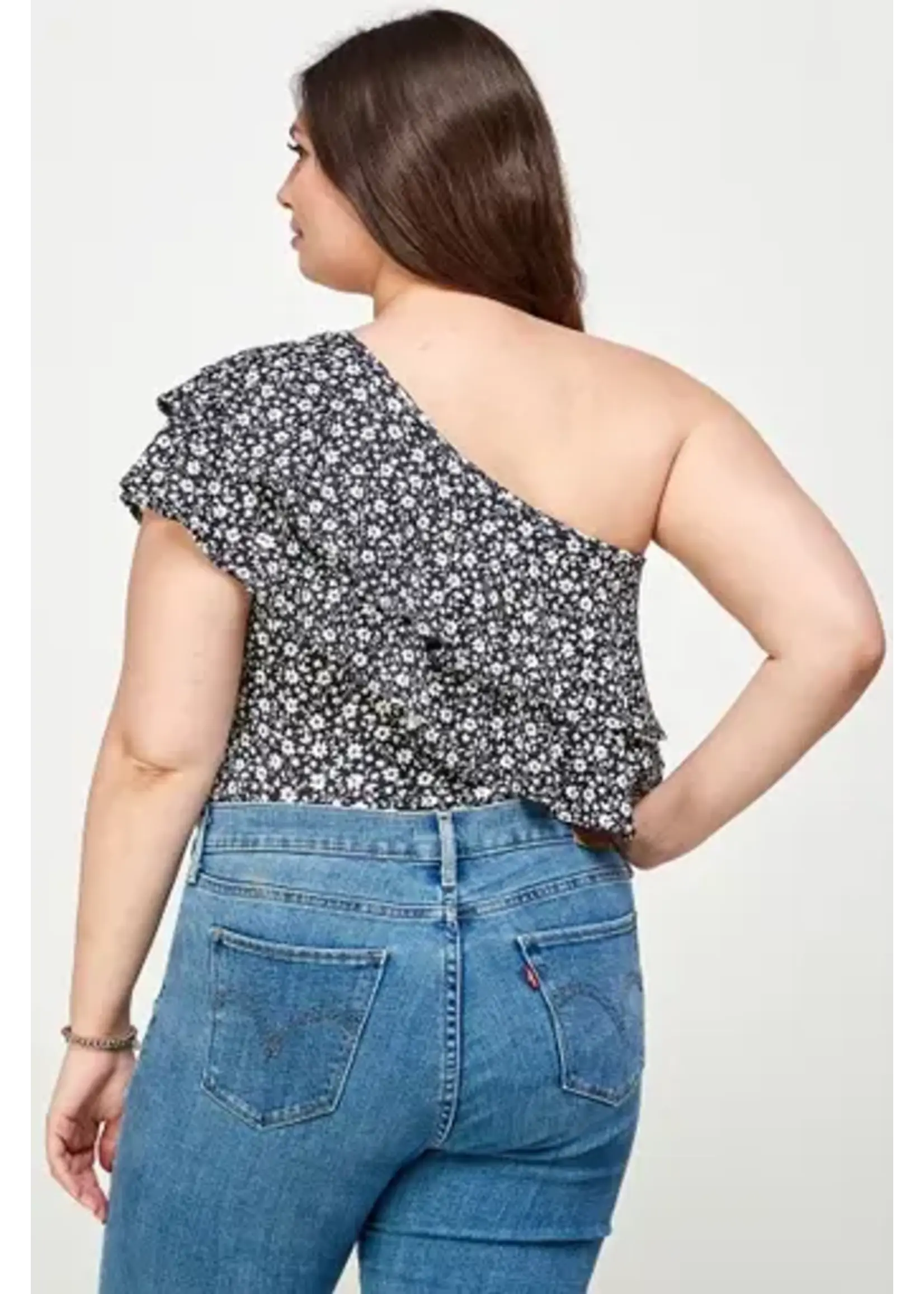 Floral One Shoulder Bodysuit