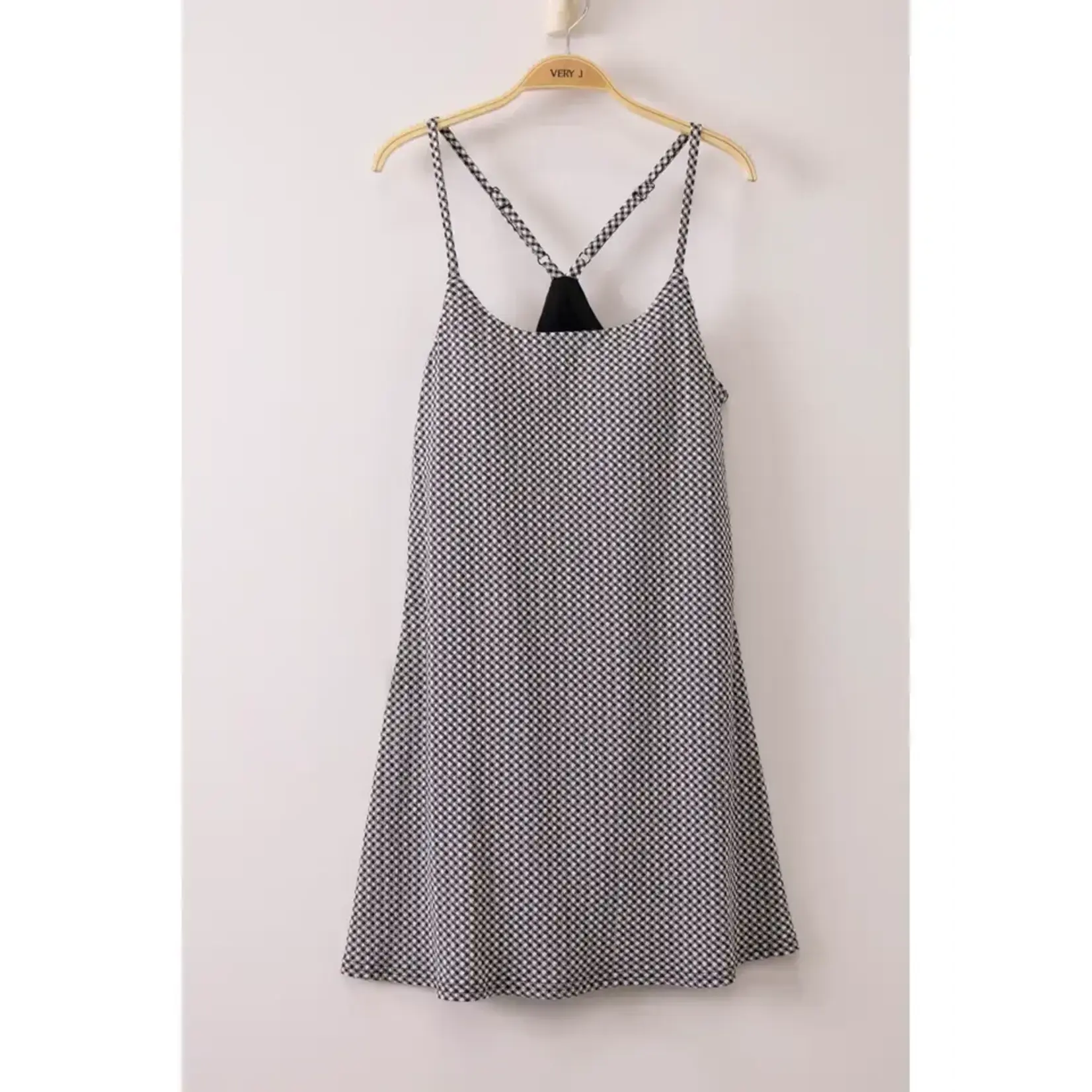 Checkered Knit Tennis Dress