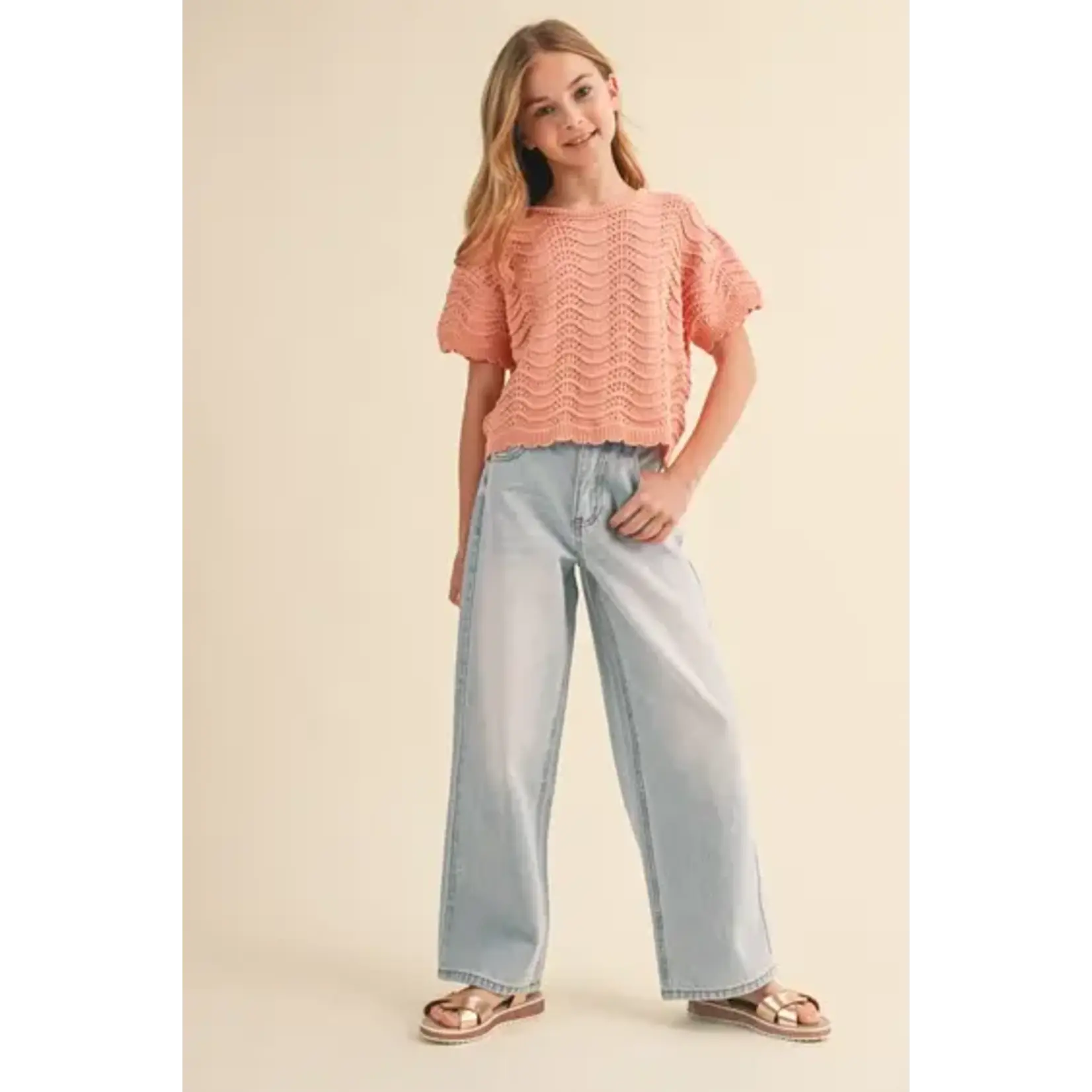 Tween Girl's Wide Leg