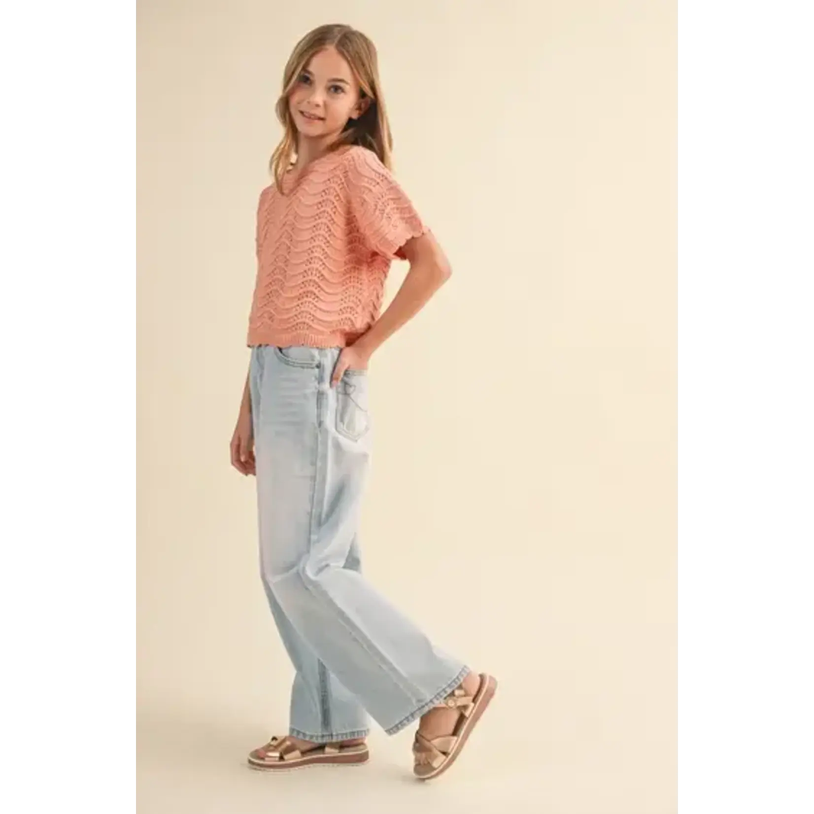 Tween Girl's Wide Leg