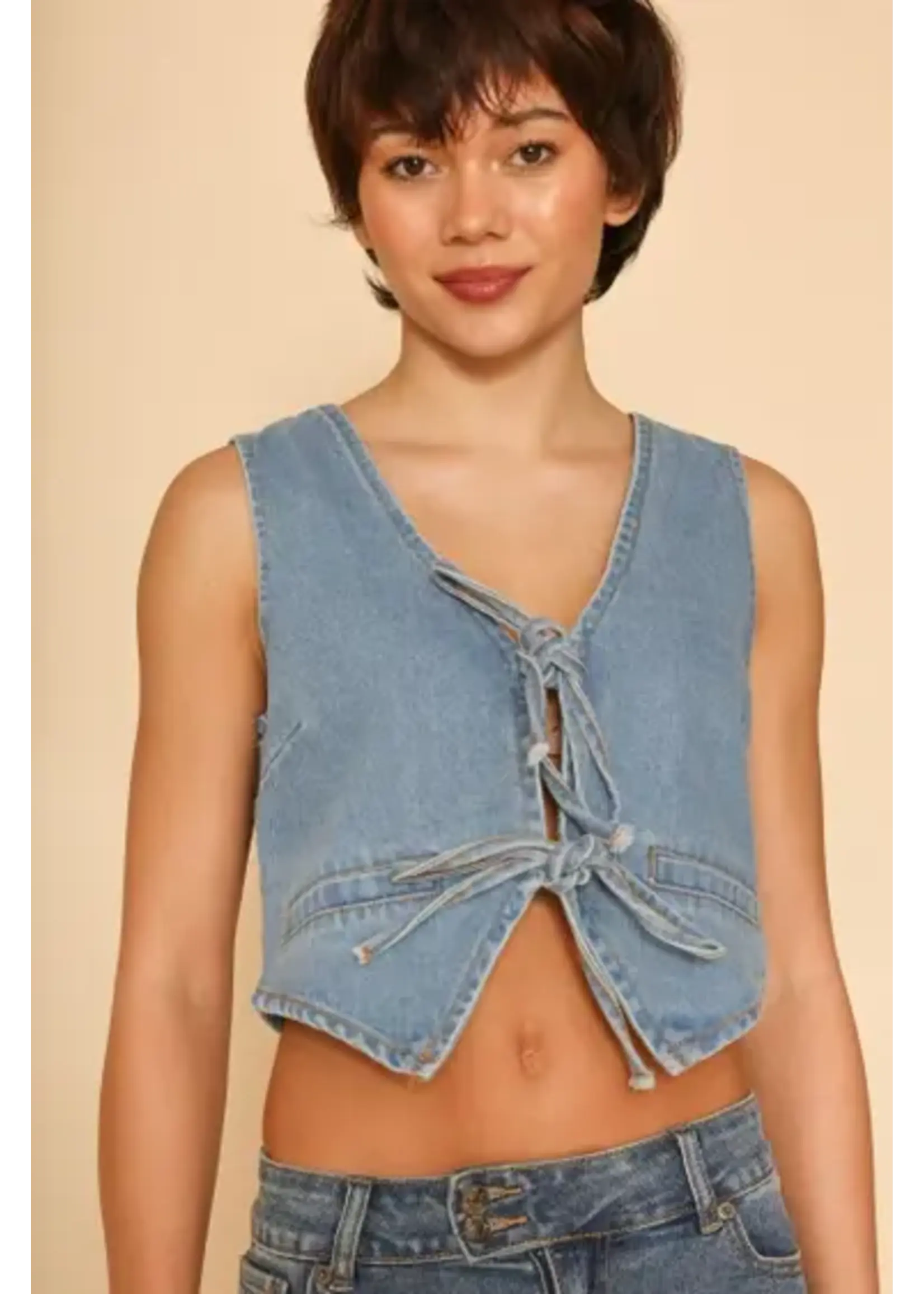 Front Tie Vest