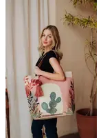 Pink Cactus Tote