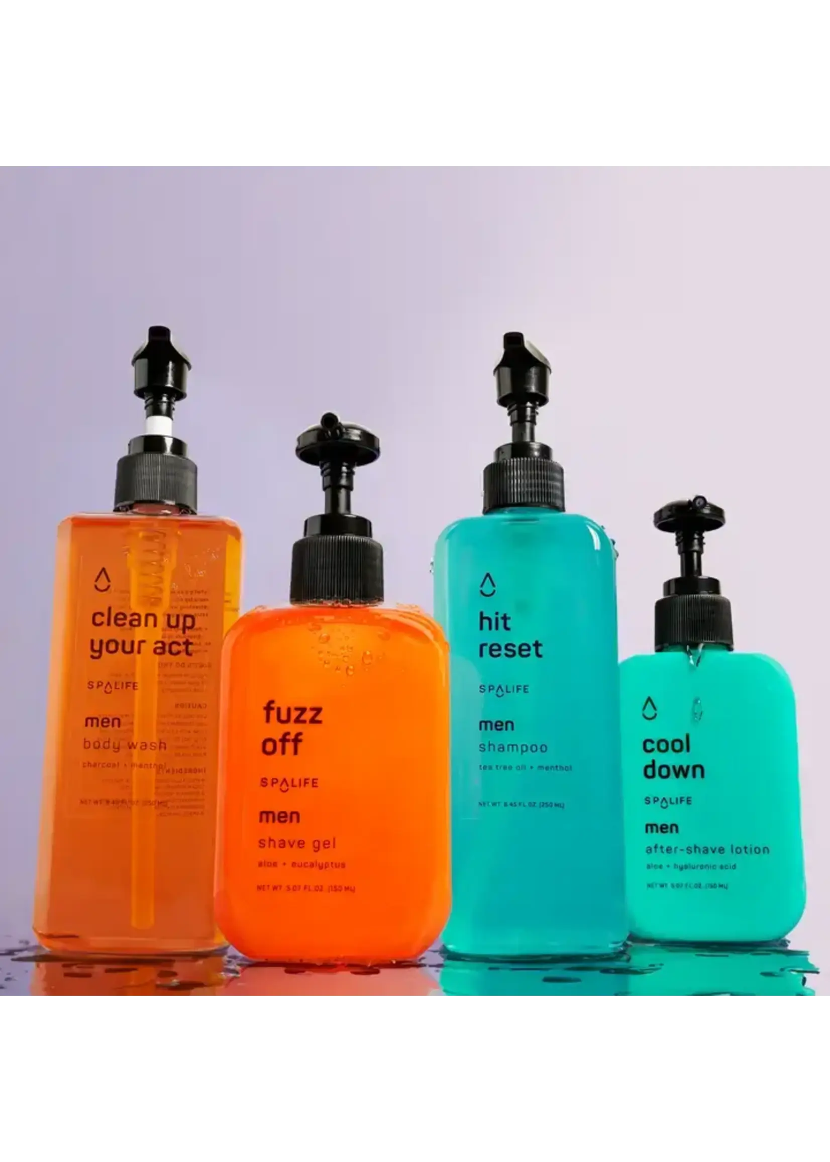 Men's Hair & Body Care Grooming Kit, Men's Skincare - 4 Pc
