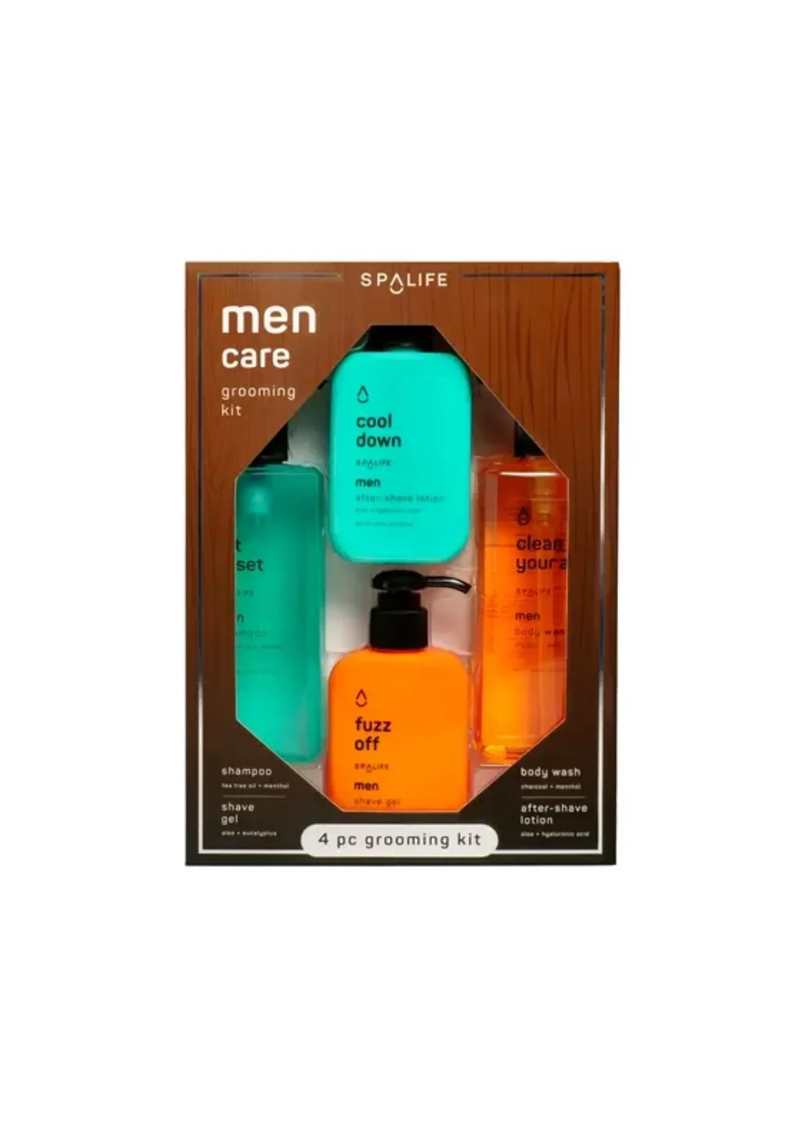 Men's Hair & Body Care Grooming Kit, Men's Skincare - 4 Pc