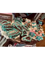 Cowgirl Turquoise Clips
