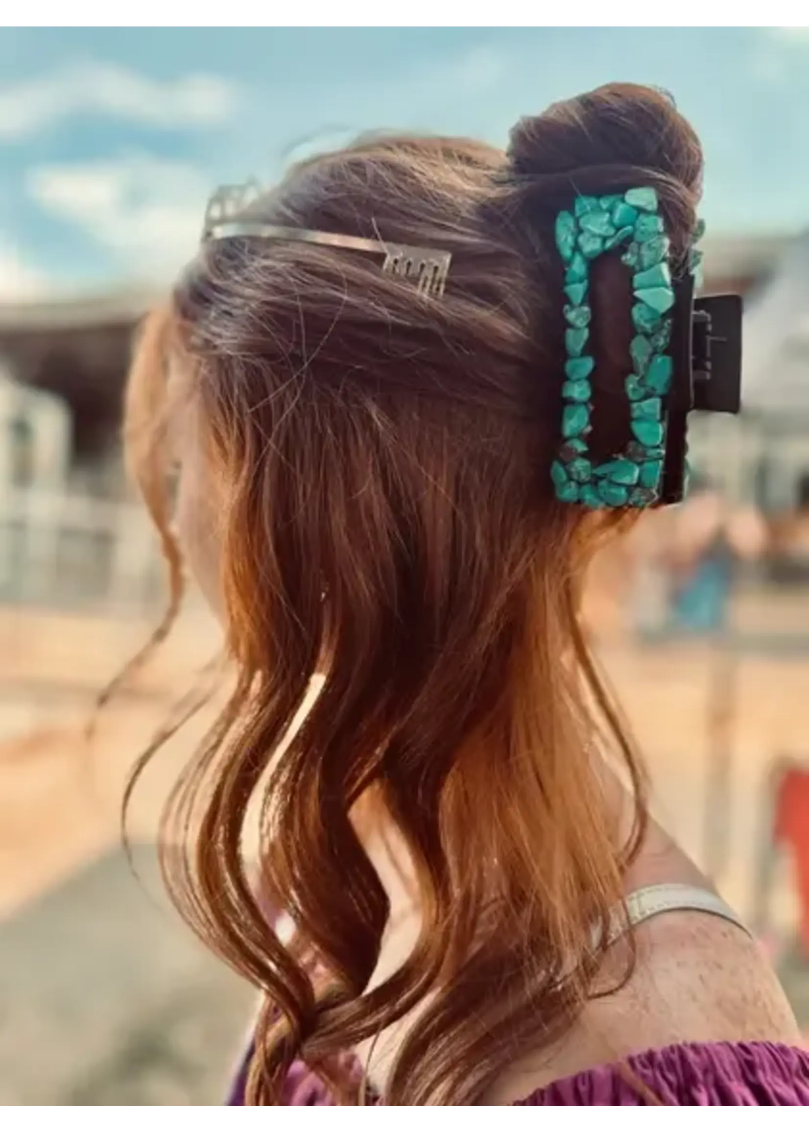Cowgirl Turquoise Clips