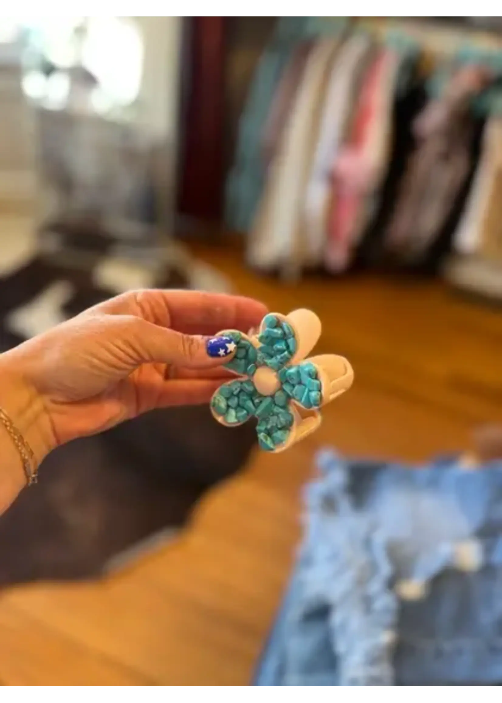 Cowgirl Turquoise Clips
