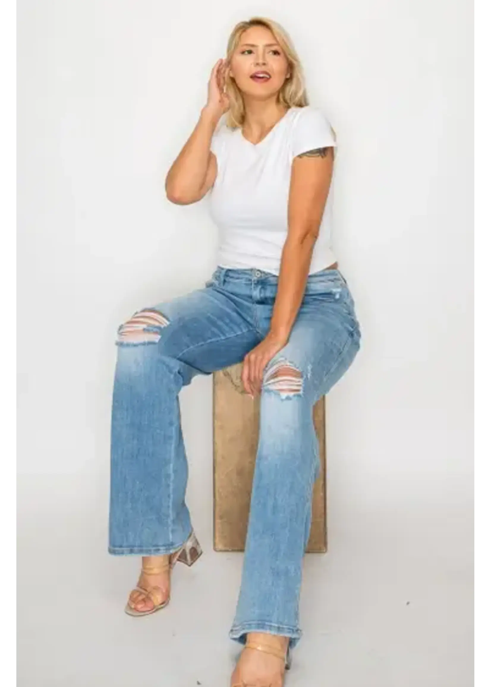 Reese High Rise Distressed