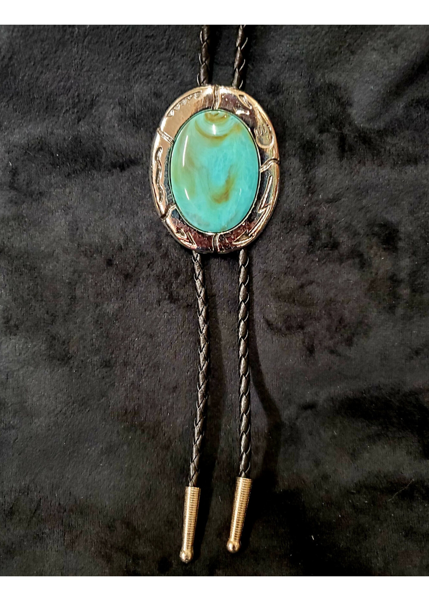 Oval Bolo Turquoise Stone