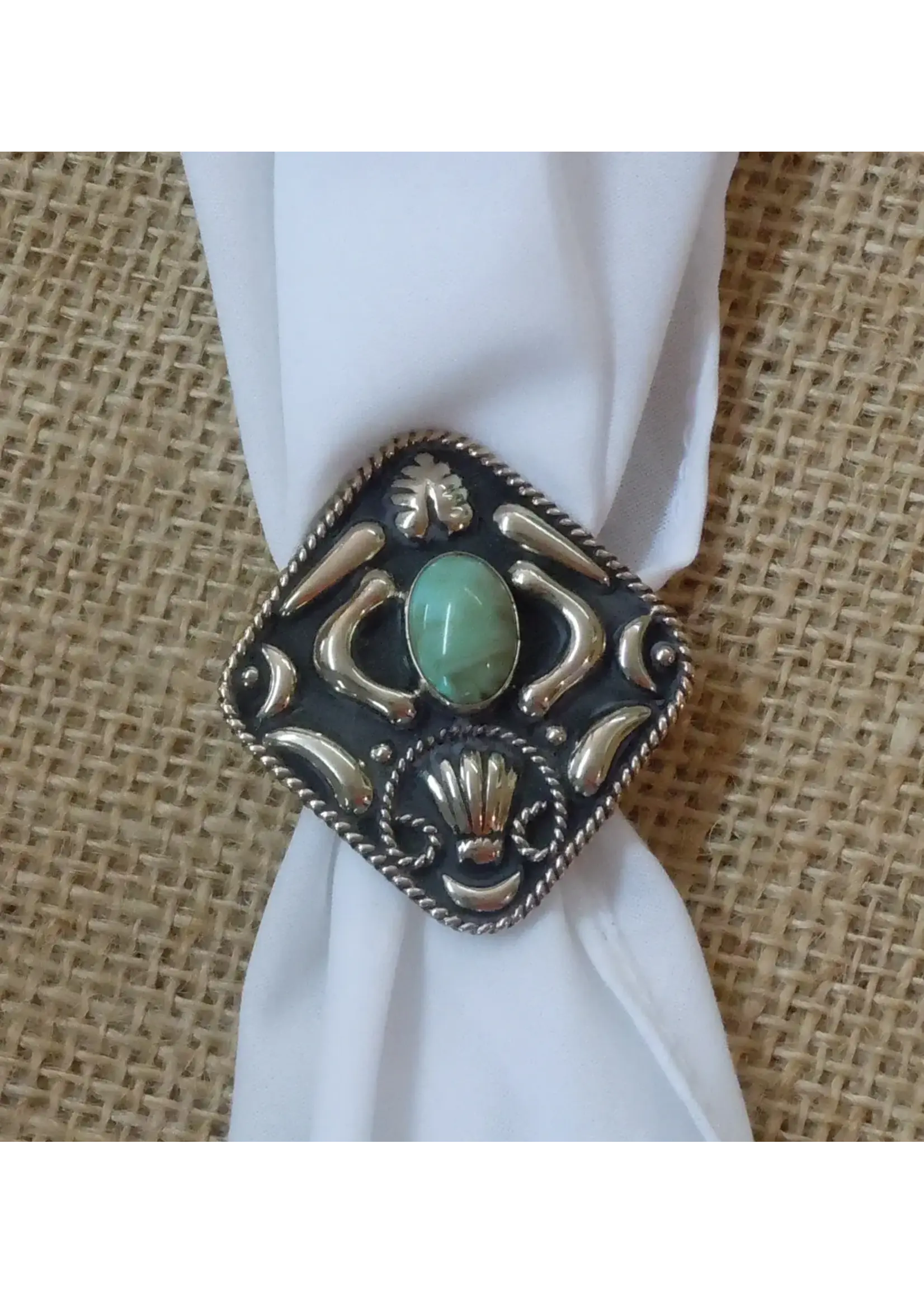 Scarf Slide Triangle W/ Stone