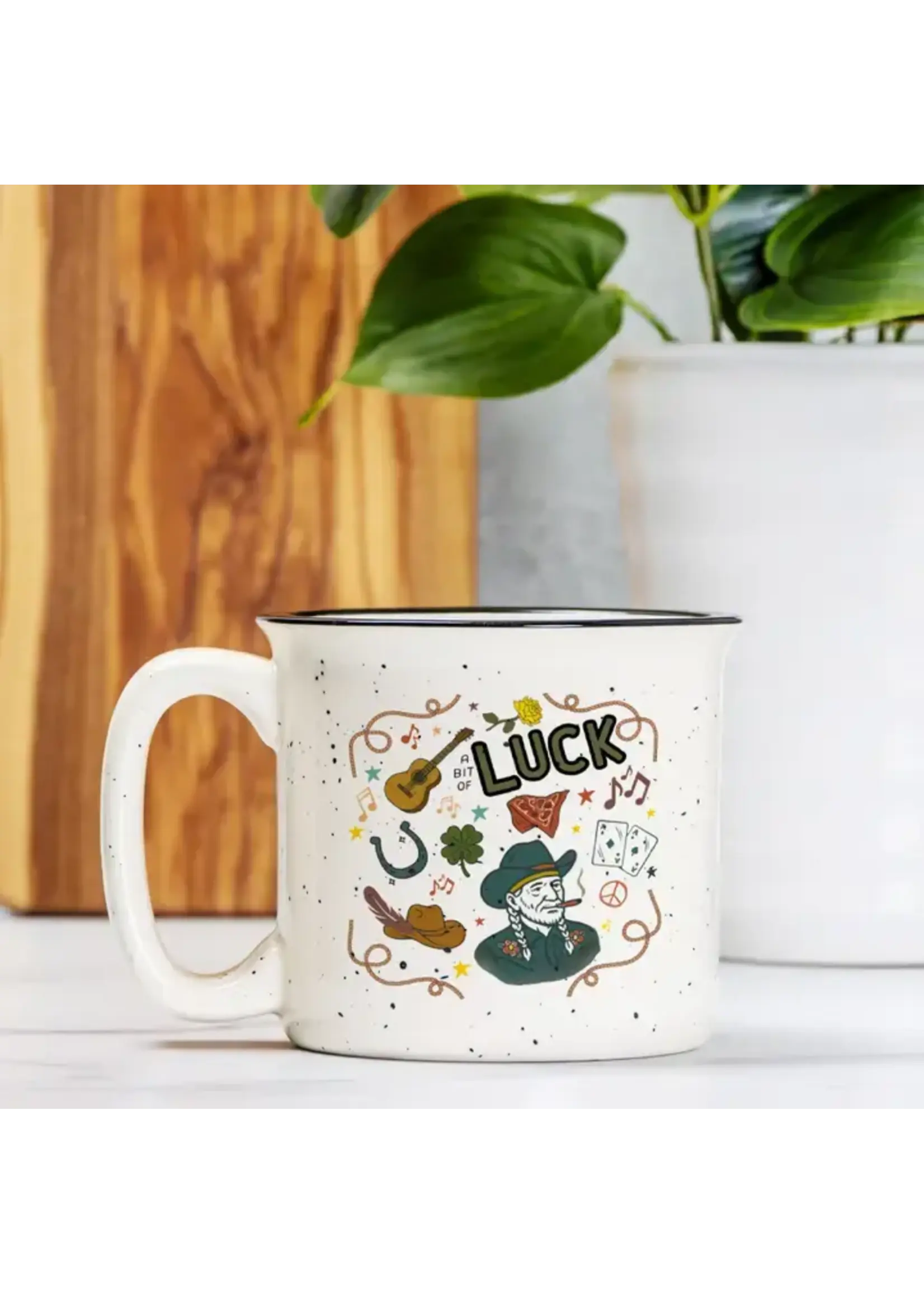 Willie Nelson Ceramic Camp Mug