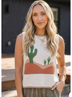 Western Print Cactus